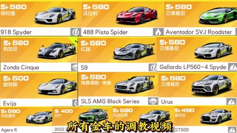 极品飞车配件怎么合成